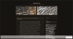 Desktop Screenshot of logorrheic.wordpress.com