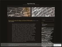 Tablet Screenshot of logorrheic.wordpress.com