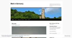 Desktop Screenshot of mattingermany.wordpress.com