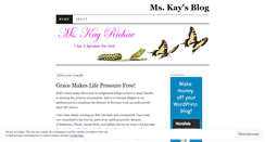 Desktop Screenshot of mskaysblog.wordpress.com