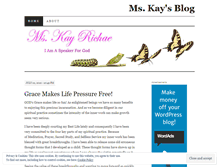 Tablet Screenshot of mskaysblog.wordpress.com