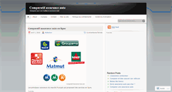 Desktop Screenshot of comparatifassuranceauto.wordpress.com