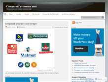 Tablet Screenshot of comparatifassuranceauto.wordpress.com