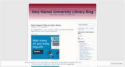 Desktop Screenshot of hnulibblog.wordpress.com