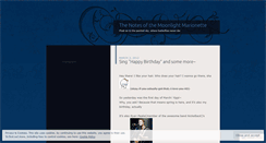 Desktop Screenshot of moonlightxmarionette.wordpress.com