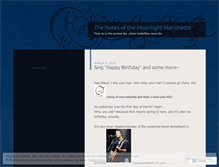 Tablet Screenshot of moonlightxmarionette.wordpress.com