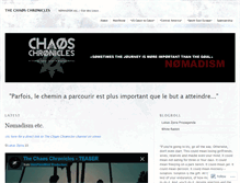 Tablet Screenshot of chroniquesduchaos.wordpress.com