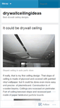 Mobile Screenshot of drywallceilingideas.wordpress.com