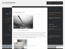 Tablet Screenshot of drywallceilingideas.wordpress.com
