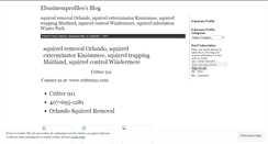 Desktop Screenshot of ebusinessprofiles.wordpress.com