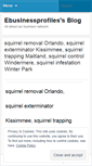 Mobile Screenshot of ebusinessprofiles.wordpress.com