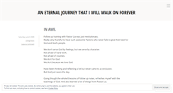 Desktop Screenshot of eternaljourney.wordpress.com