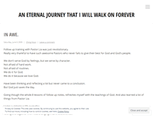 Tablet Screenshot of eternaljourney.wordpress.com