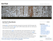 Tablet Screenshot of getpaid101.wordpress.com