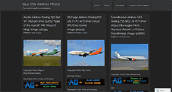 Desktop Screenshot of buythisairlinerphoto.wordpress.com