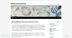 Desktop Screenshot of lethalcommissionss.wordpress.com