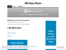 Tablet Screenshot of diaryroom.wordpress.com