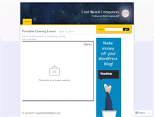 Tablet Screenshot of coolweirdcomputers.wordpress.com