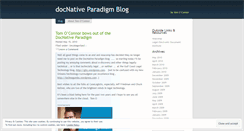 Desktop Screenshot of docnativeblog.wordpress.com