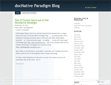 Tablet Screenshot of docnativeblog.wordpress.com