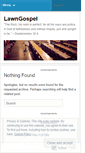 Mobile Screenshot of lawngospel.wordpress.com