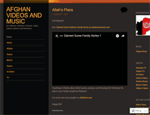 Tablet Screenshot of afghanvideos.wordpress.com
