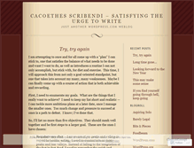 Tablet Screenshot of hypergraphia.wordpress.com