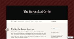 Desktop Screenshot of barenakedcritic.wordpress.com