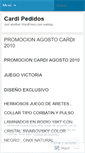 Mobile Screenshot of cardipedidos.wordpress.com
