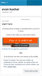 Mobile Screenshot of evankuchar.wordpress.com