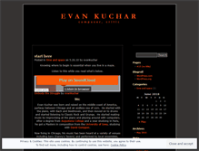 Tablet Screenshot of evankuchar.wordpress.com