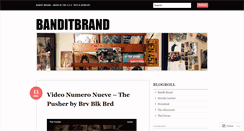 Desktop Screenshot of banditbrand.wordpress.com