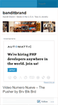 Mobile Screenshot of banditbrand.wordpress.com