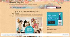 Desktop Screenshot of newantiques.wordpress.com