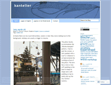 Tablet Screenshot of kantelier.wordpress.com