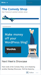 Mobile Screenshot of comedyshop.wordpress.com
