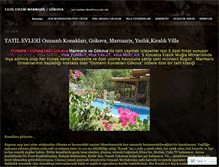 Tablet Screenshot of ottomanholidays.wordpress.com