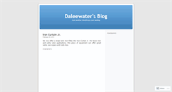 Desktop Screenshot of daleewater.wordpress.com