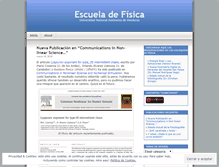 Tablet Screenshot of fisicaunah.wordpress.com