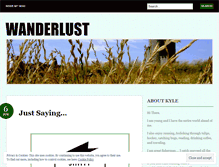 Tablet Screenshot of kylepiercy.wordpress.com
