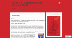 Desktop Screenshot of brandaidworld.wordpress.com