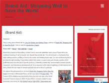 Tablet Screenshot of brandaidworld.wordpress.com