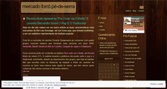 Desktop Screenshot of mercadoforropedeserra.wordpress.com