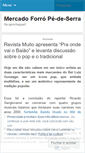 Mobile Screenshot of mercadoforropedeserra.wordpress.com