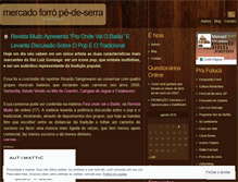 Tablet Screenshot of mercadoforropedeserra.wordpress.com