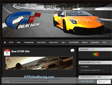 Tablet Screenshot of gtonlineracing.wordpress.com