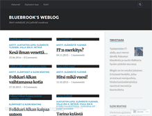 Tablet Screenshot of bluebrook.wordpress.com