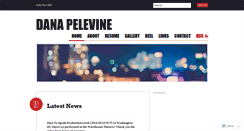 Desktop Screenshot of danapelevine.wordpress.com