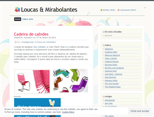 Tablet Screenshot of loucasemirabolantes.wordpress.com