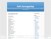 Tablet Screenshot of kafa99.wordpress.com